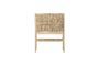 Miniature Sanna tall buffet in natural pine and rattan Clipped