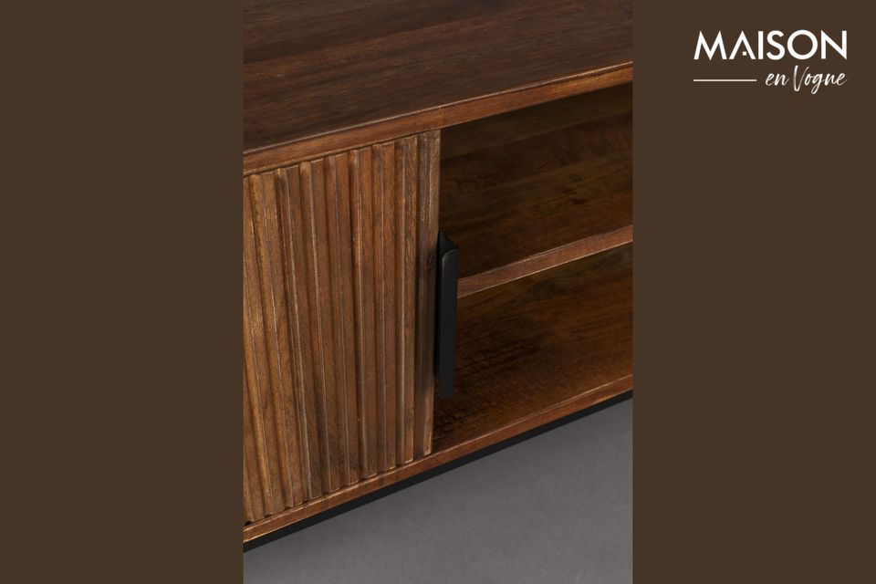 An elegant wooden cabinet