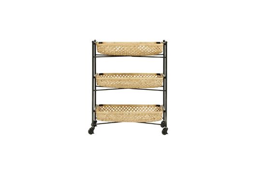 Sault Castor Table with Bamboo Baskets Clipped