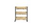 Miniature Sault Castor Table with Bamboo Baskets Clipped