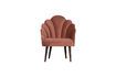 Miniature Schelp pink velvet chair 3