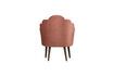Miniature Schelp pink velvet chair 5