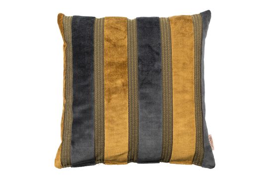 Scott yellow and grey cushion Clipped