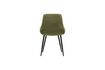 Miniature Selin green velvet chair 1