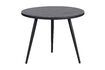 Miniature Set of 2 black metal and wood side tables Suze 4