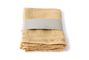 Miniature Set of 2 Cavan yellow linen napkins Clipped