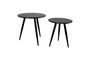 Miniature Set of 2 Daven black side tables Clipped