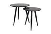 Miniature Set of 2 Daven black side tables 5