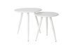 Miniature Set Of 2 Daven White Side Tables 6