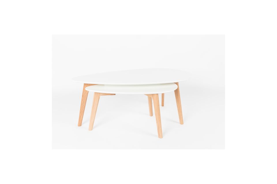 Set Of 2 Drop Side Tables - 9