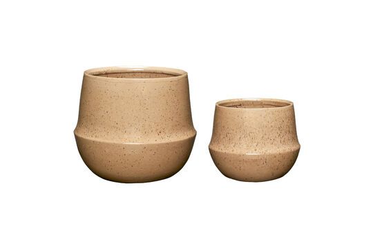 Set of 2 Vibe sand ceramic planters