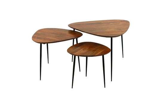 Set of 3 Axio side tables Clipped