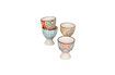 Miniature Set of 4 Bohemian egg cups 3