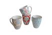 Miniature Set of 4 Bohemian mugs 3