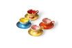 Miniature Set of 4 multicolored porcelain cups Grandma 7