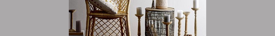 Material Details Set of  6 Espeyrac candleholders