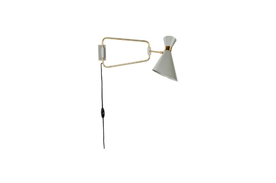 Shady Grey Wall Lamp Clipped