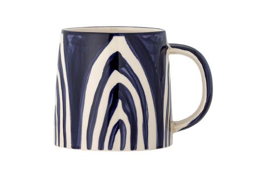 Shama blue stoneware mug