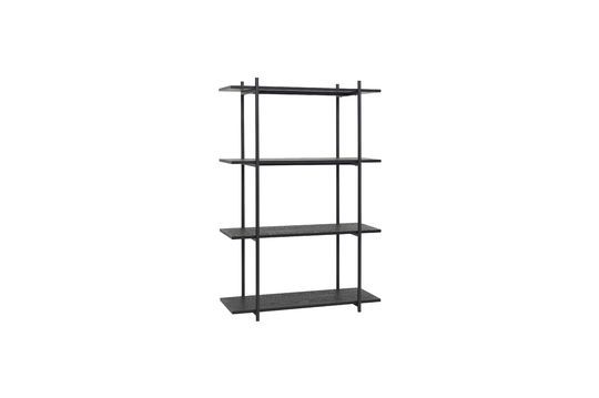 Shelf in black eucalyptus wood Norm