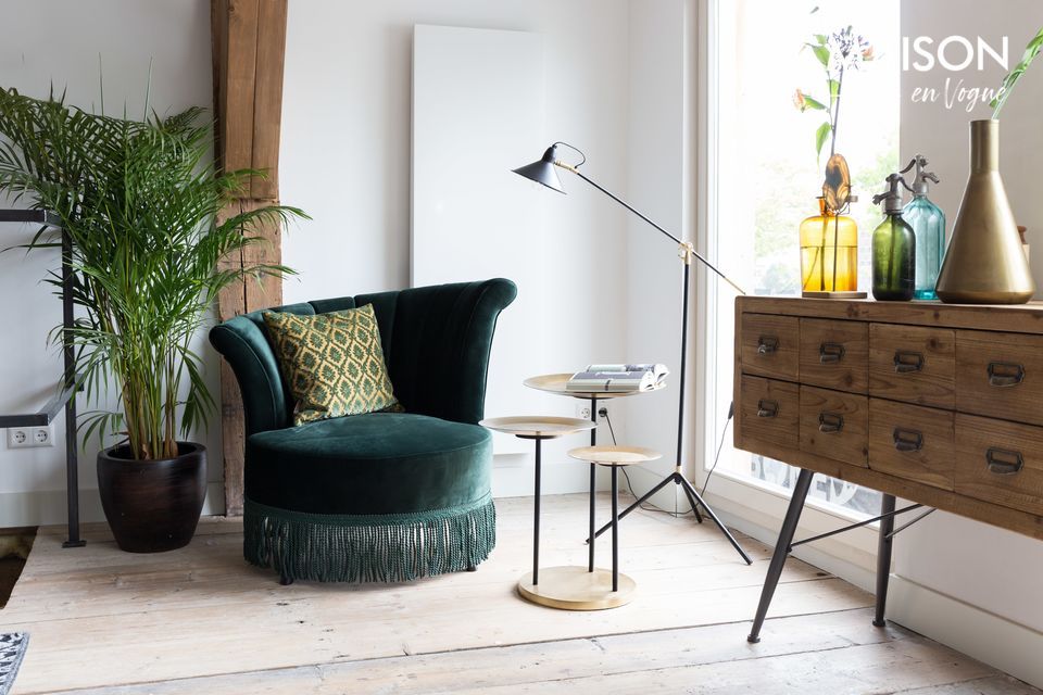 Clever drawer sideboard made of wood and metal