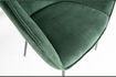 Miniature Sien green velvet chair 5