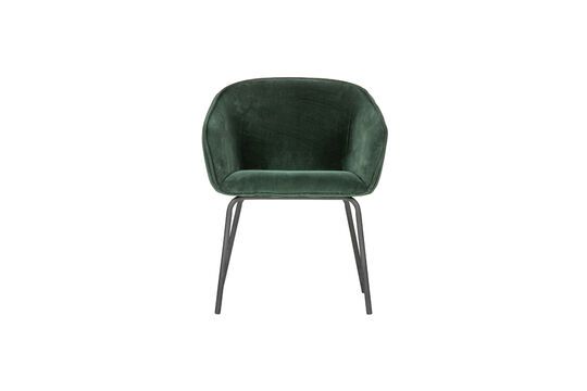 Sien green velvet chair Clipped
