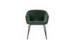 Miniature Sien green velvet chair 1