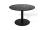 Miniature Slab black artificial marble dining table Clipped