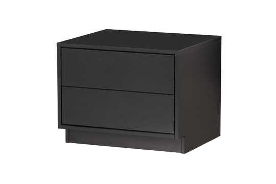 Small black wooden tv stand Finca Clipped