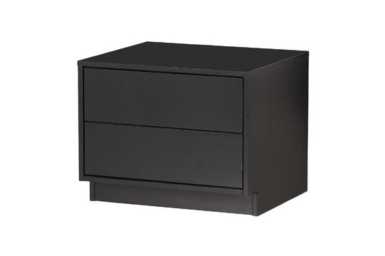 Small black wooden tv stand Finca