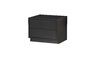 Miniature Small black wooden tv stand Finca Clipped