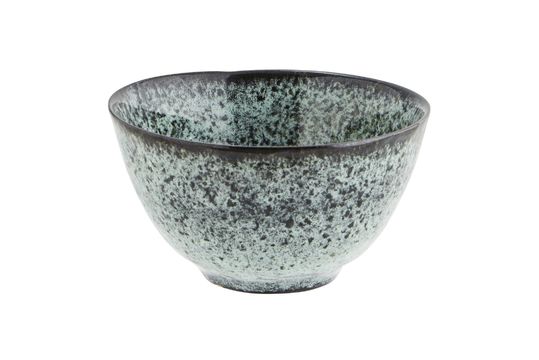 Small blue ceramic bowl Tea Clipped