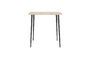 Miniature Small dining table in mango wood Slated Clipped