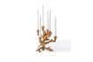 Miniature Small golden aluminum candle holder Apple Tree 3