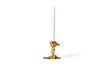 Miniature Small golden aluminum candle holder Drip 2