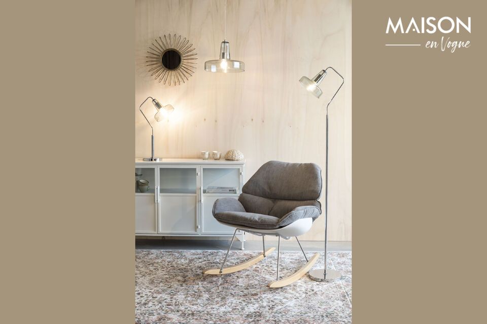 Illuminate with elegance thanks to our green glass suspension.