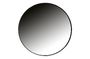 Miniature Small round black metal mirror Doutzen Clipped