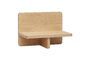 Miniature Small shelf in beige wood Less Clipped
