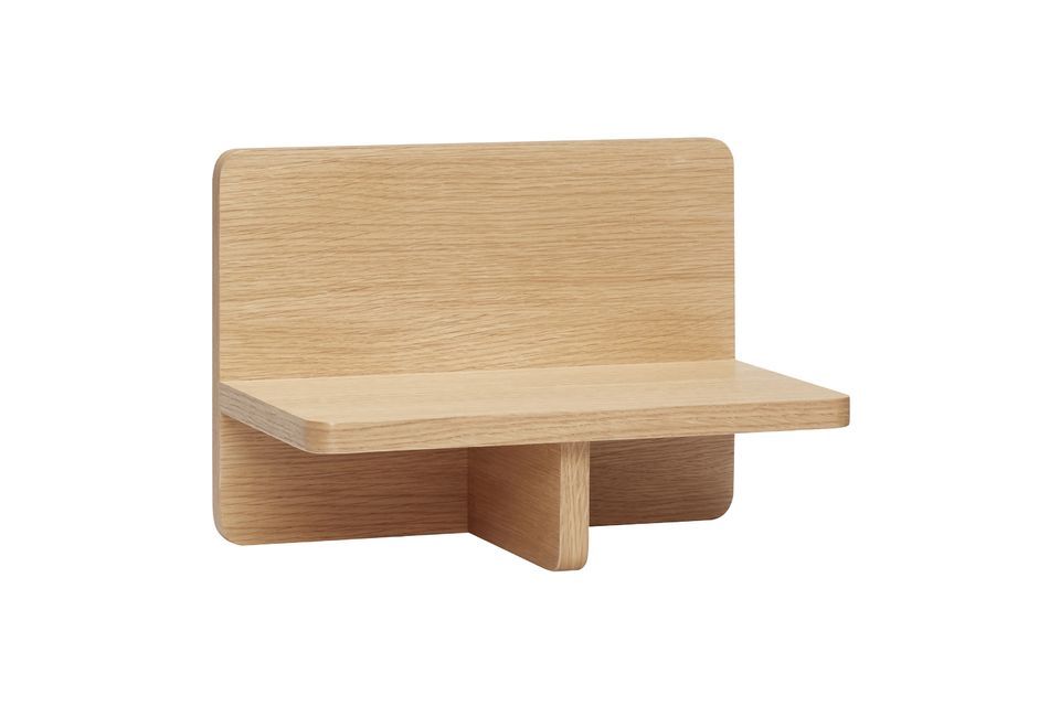 Small shelf in beige wood Less Hübsch