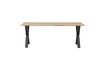 Miniature Solid oak table Tablo beige 1