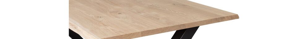 Material Details Solid oak table Tablo beige