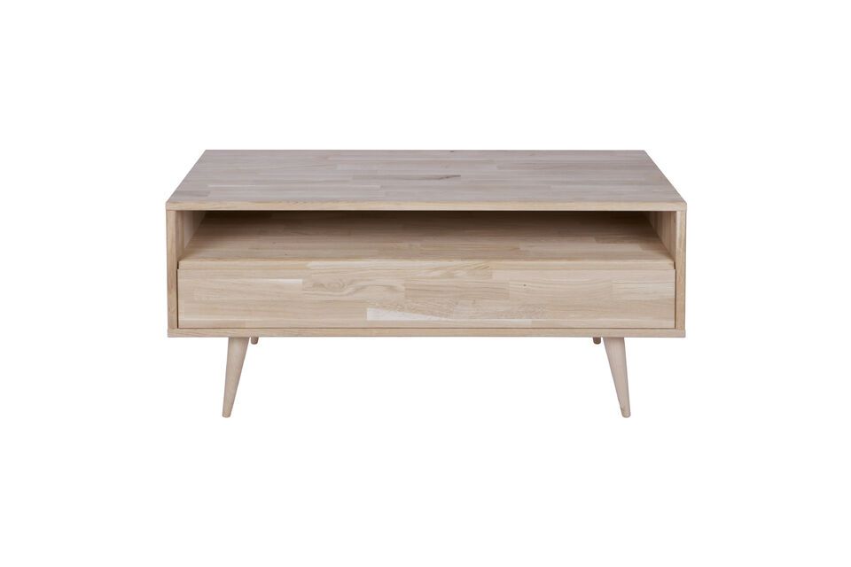 Solid oak tv stand Tygo beige Woood