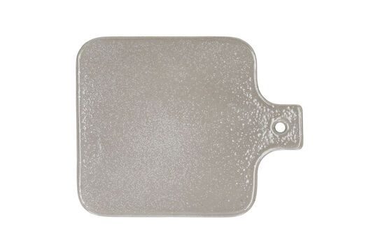Spiro beige stoneware dinner plate