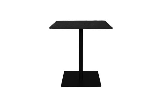 Square Bistro Braza table black colour Clipped