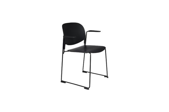 Stacks Armchair Black Clipped
