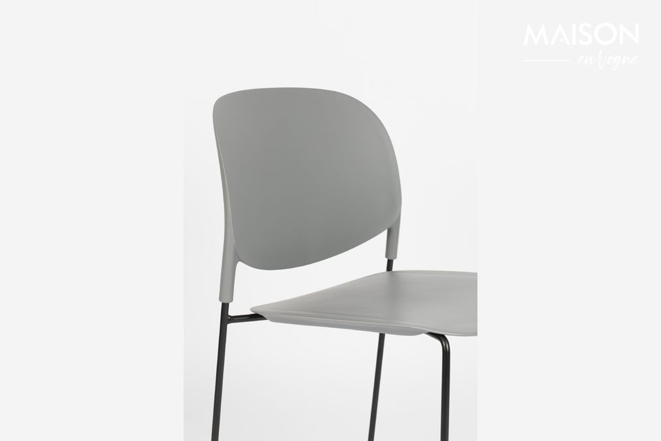 A chair with contemporary lines