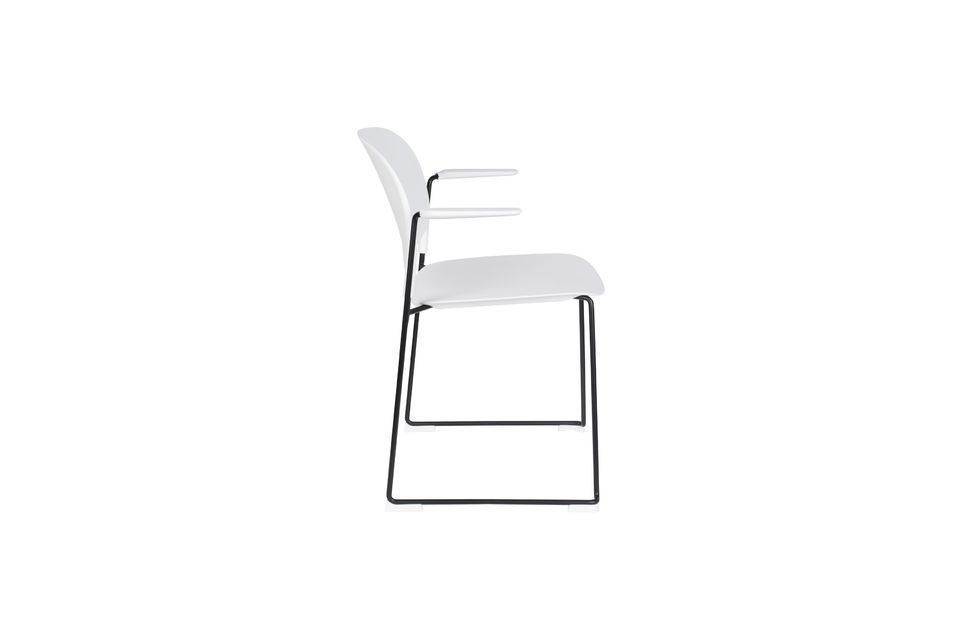 Stacks white armchair - 10