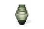 Miniature Steps small green glass vase Clipped