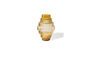 Miniature Steps small ochre glass vase Clipped