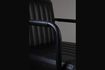 Miniature Stitched armchair in black 5